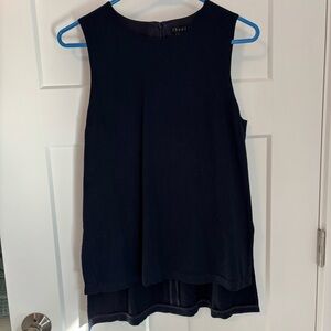Theory Navy Blue Sleeveless Tunic